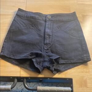 Kendall & Kylie Black High Waist Shorts